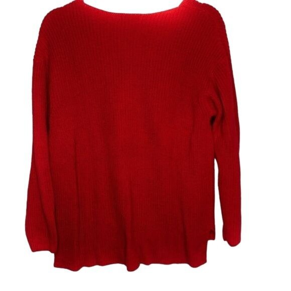 H&M Red Double Knit Sweater - Picture 2 of 3